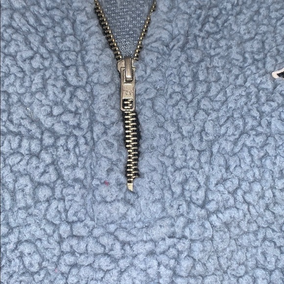 VS Pink blue Sherpa half zip - Picture 5 of 7